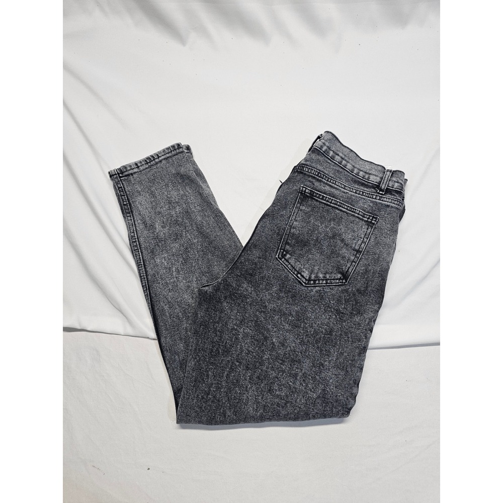 RNT23 Mens Acid Wash Grey Distressed Straight Leg Jeans Size 32 x 28